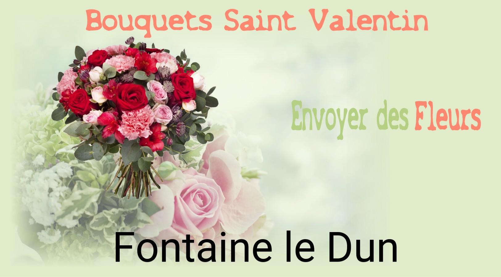 Roses de Saint-Valentin livrées à Fontaine-le-Dun
